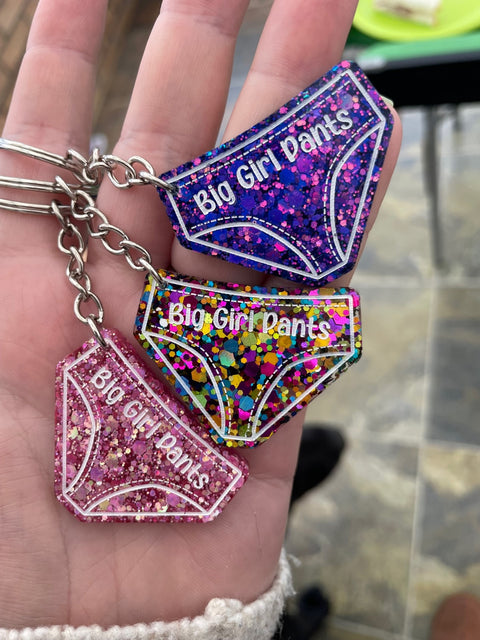 Big Girl Pants keyring