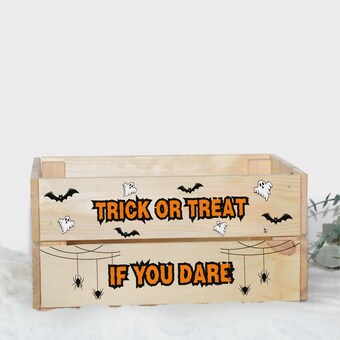Personalised Halloween Crate