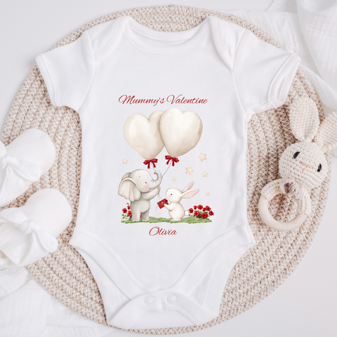Personalised Valentines Baby Vest