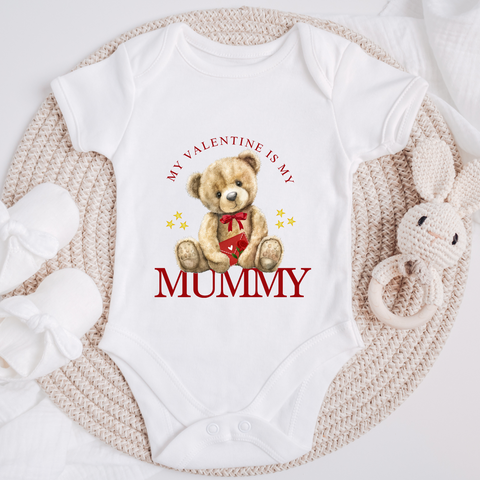 Personalised Valentines Baby Vest