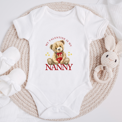 Personalised Valentines Baby Vest