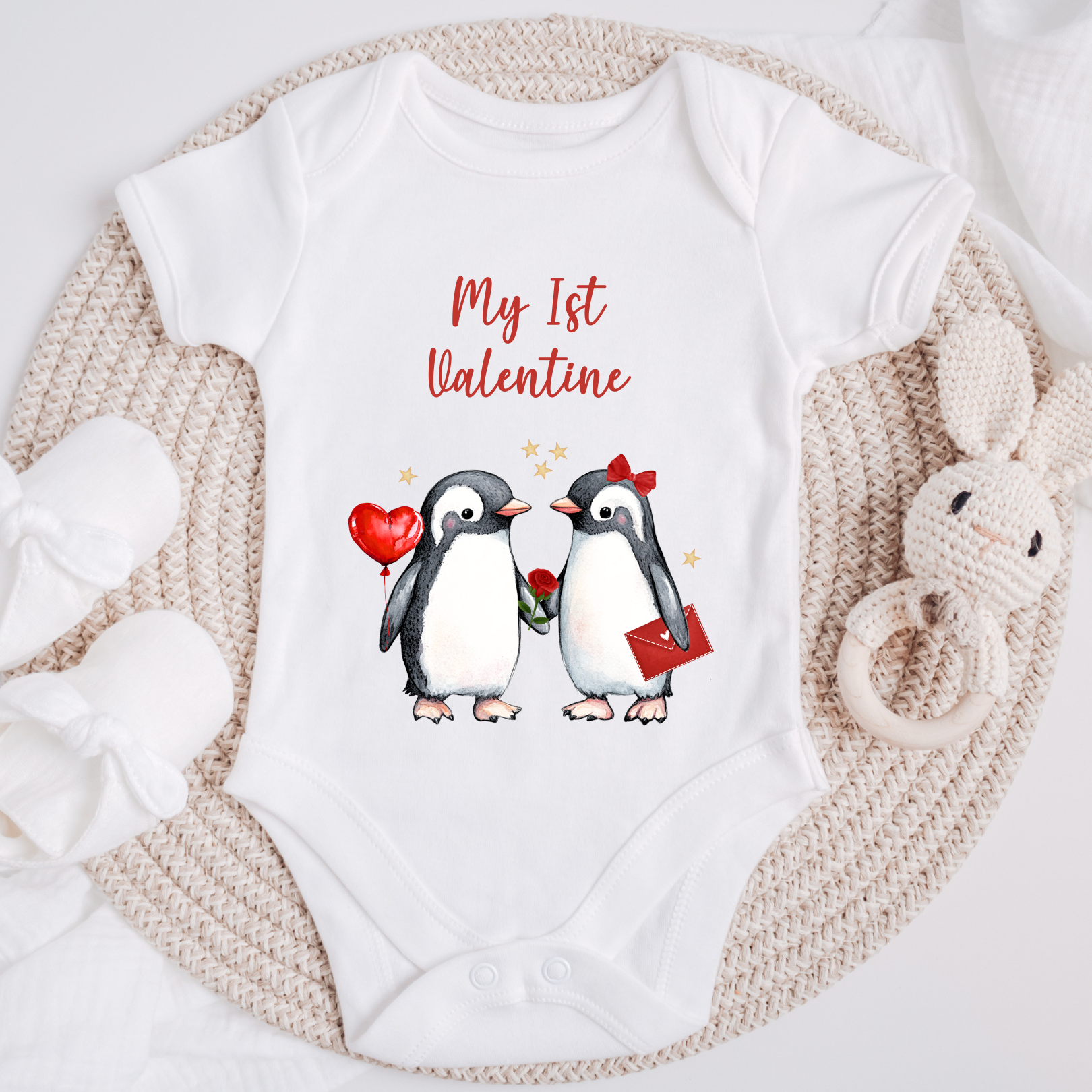 Personalised Valentines Baby Vest