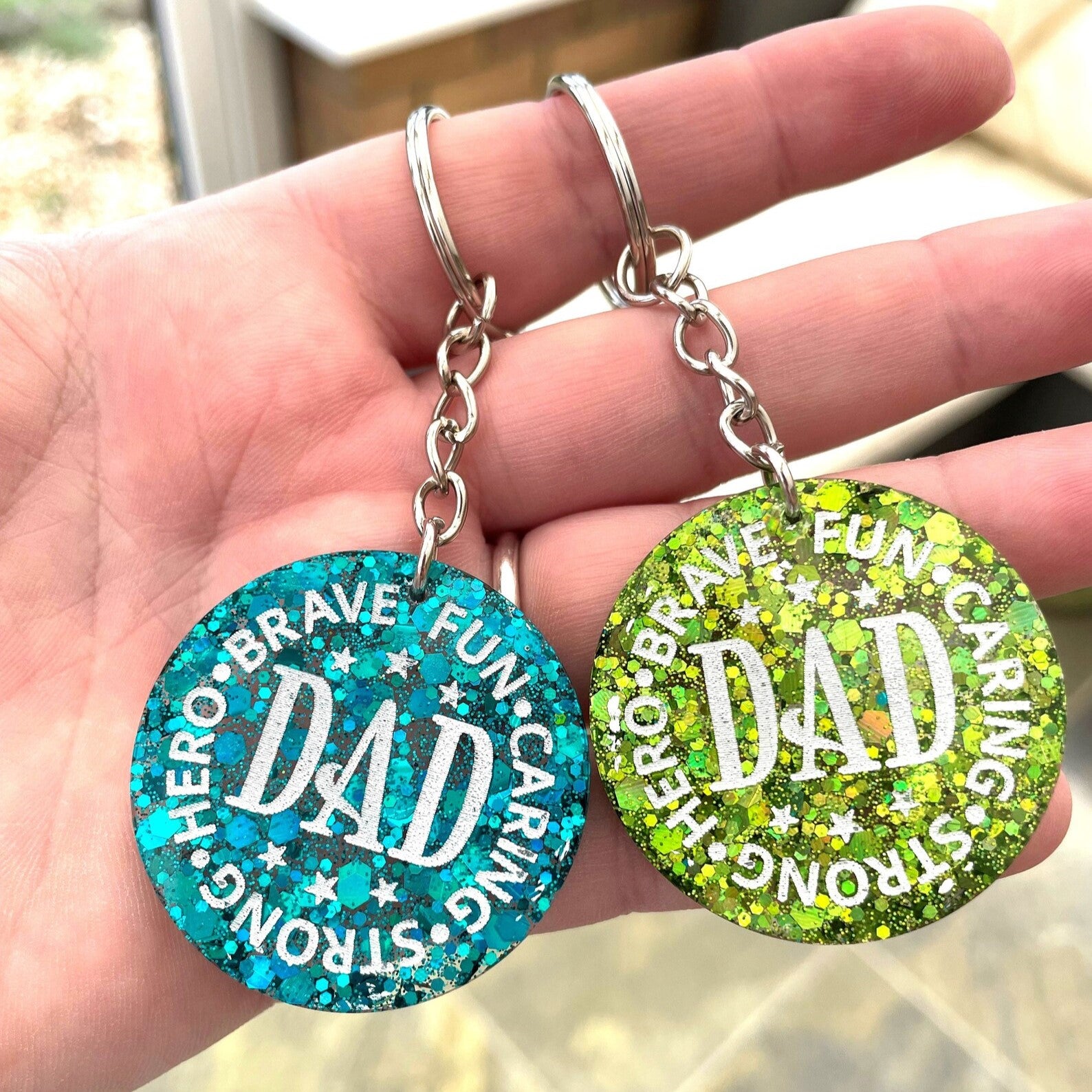 Fathers Day Keyring